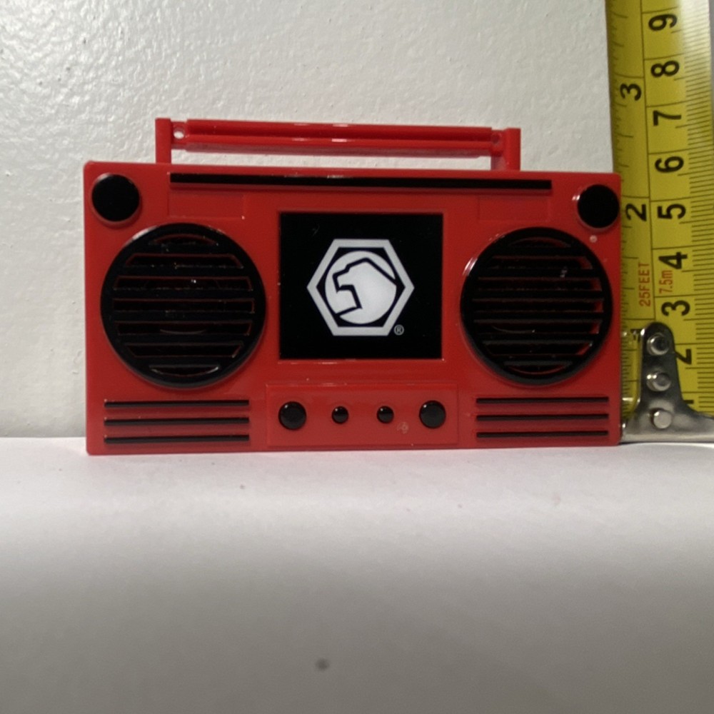 Matco Tools Bumpboxx Red Black Bluetooth Boombox with Headphone Jack