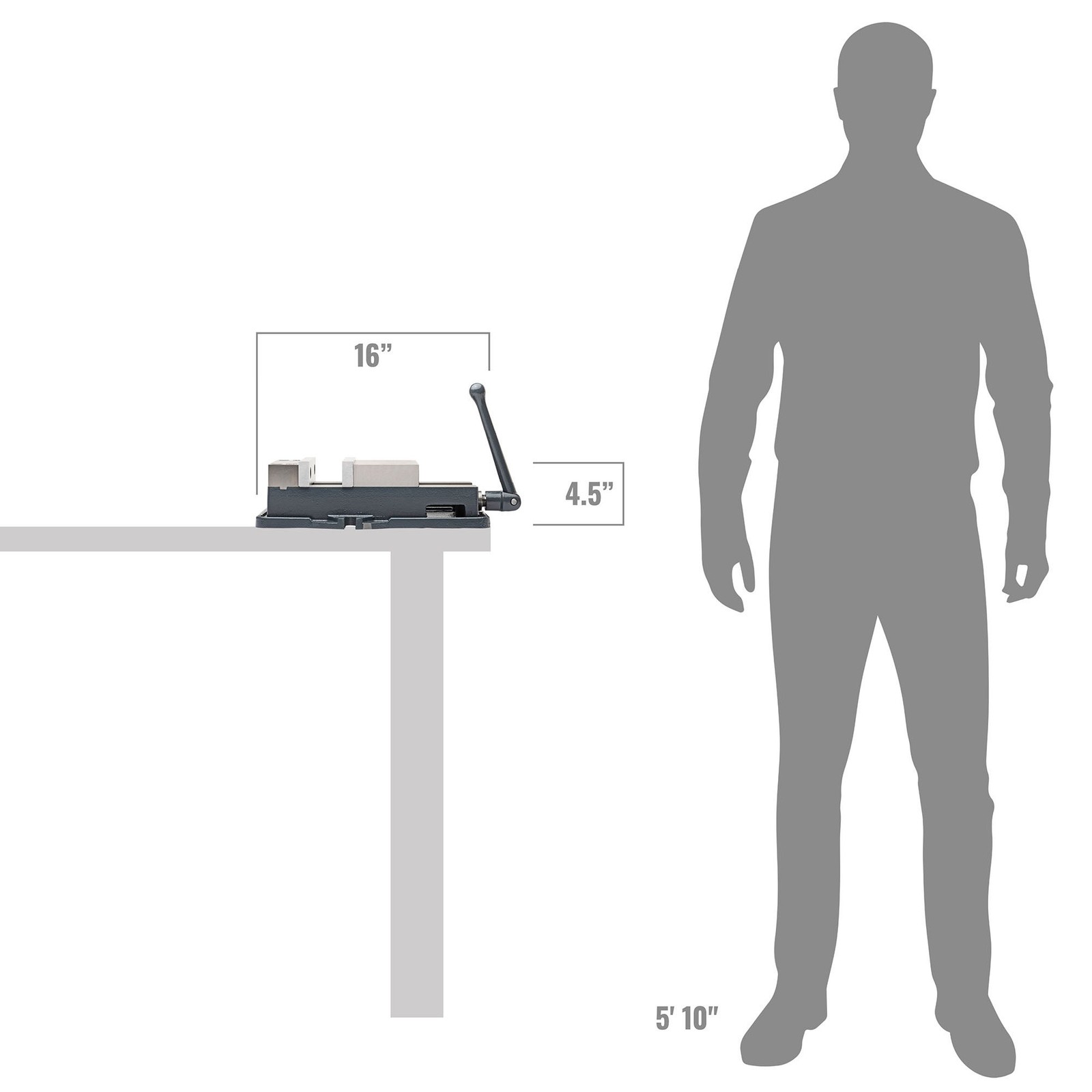 Yost HD6M 6 Inch Milling Machine Vise