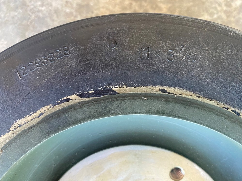 US Bradley Fighting Vehicle NOS Solid Rubber Road Wheel