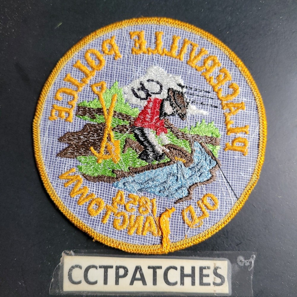 PLACERVILLE, CALIFORNIA POLICE SHOULDER PATCH CA