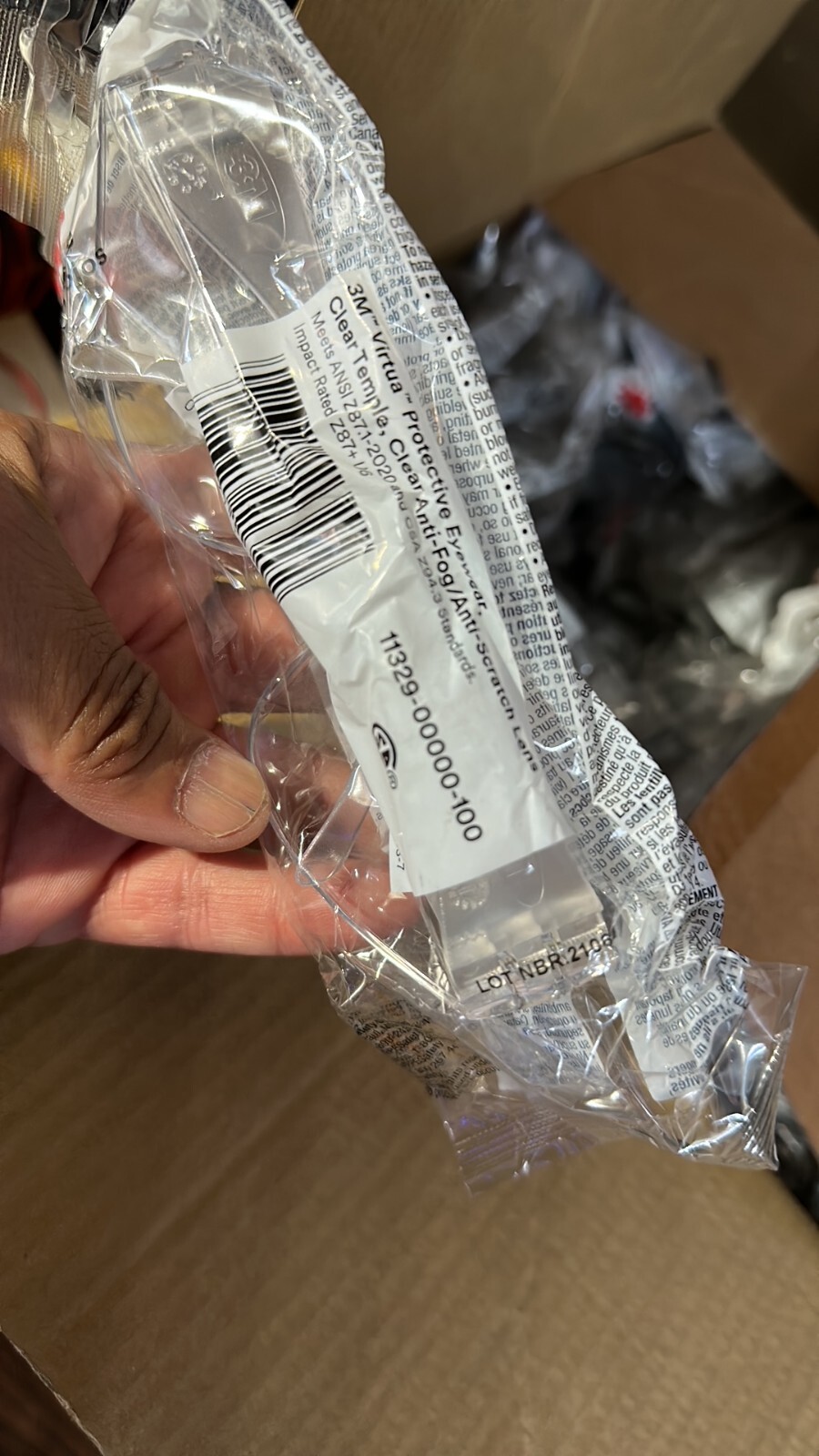 3M 11329 Virtua Safety Glasses ( 100 Pack)