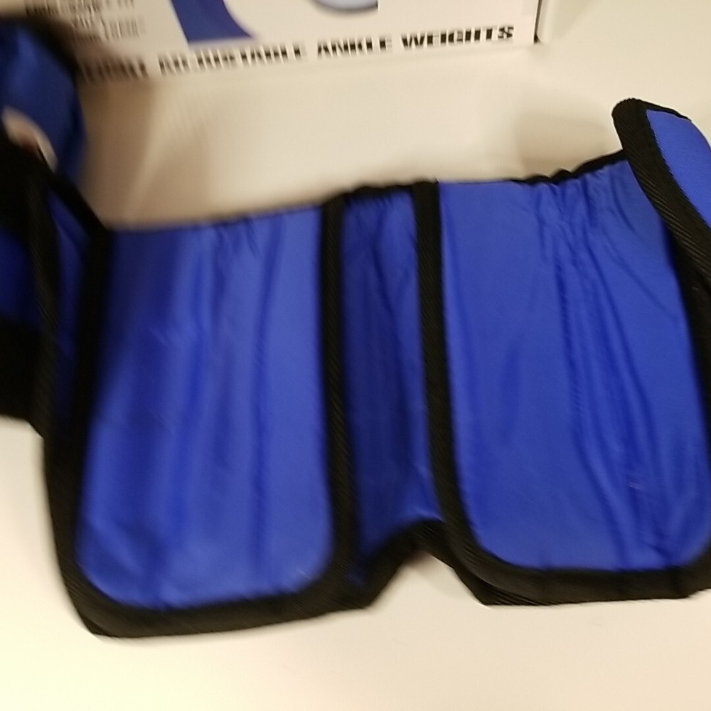 All Pro 10lb Pair Adjustable Ankle Weights With Box And Instructions - 5 lbs ea