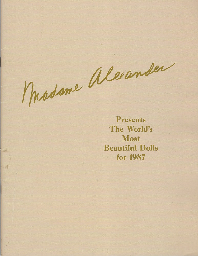 1987 Madame Alexander Collection Catalog