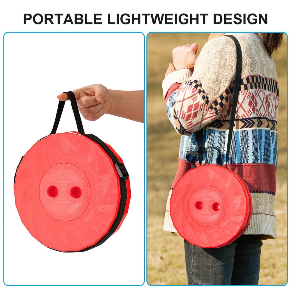 Collapsible Camping Stool Foldable Telescopic Retractable Sitting Camp Chair