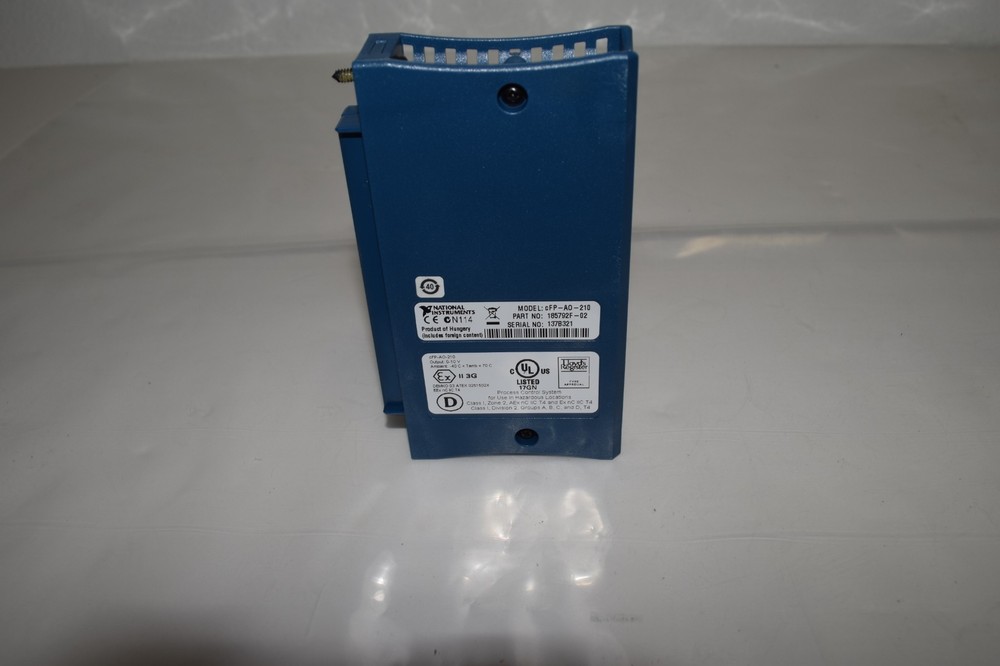 ^^ NATIONAL INSTRUMENTS MODEL CFP-AO-210 8-CH VOLTAGE OUTPUT (SMS114)