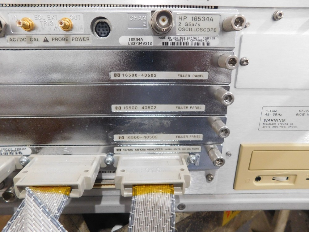 Agilent Model: 16702B Logic Analyzer with HP: 16534A