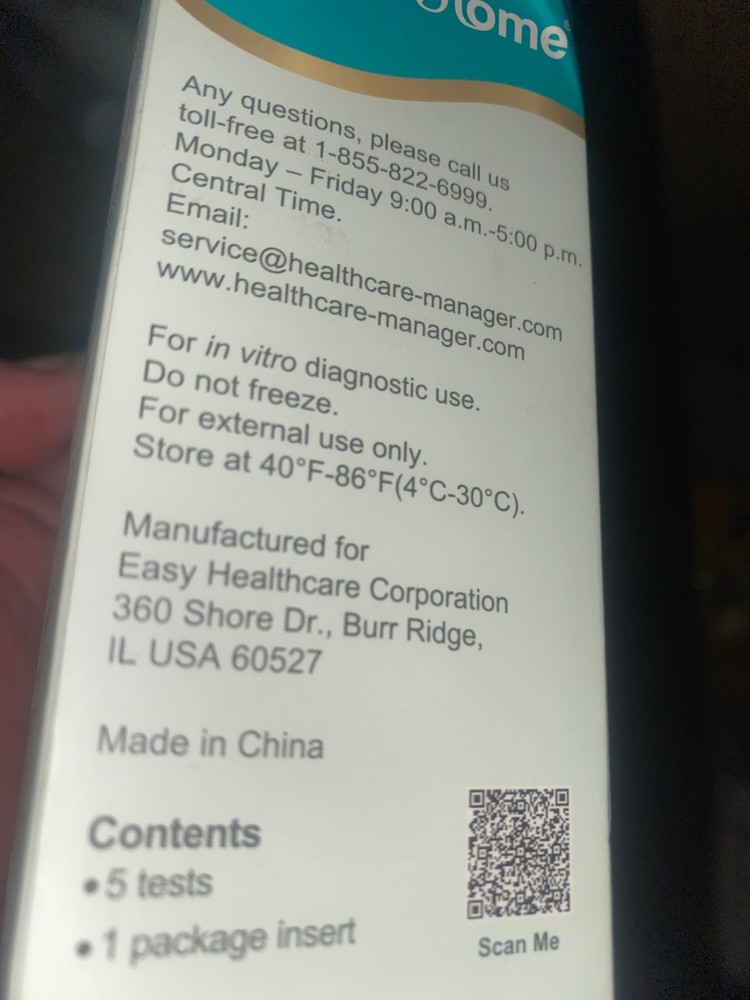 Easy Home Multi Drug Screen Test, Expires 8/27