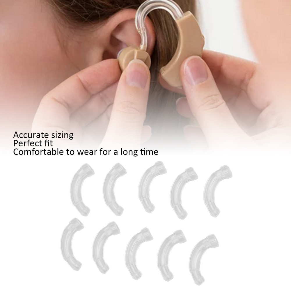 10x Hearing Aid Ear Hook BTE Hearing Aid Hook Replacement For Hearing Aids Part