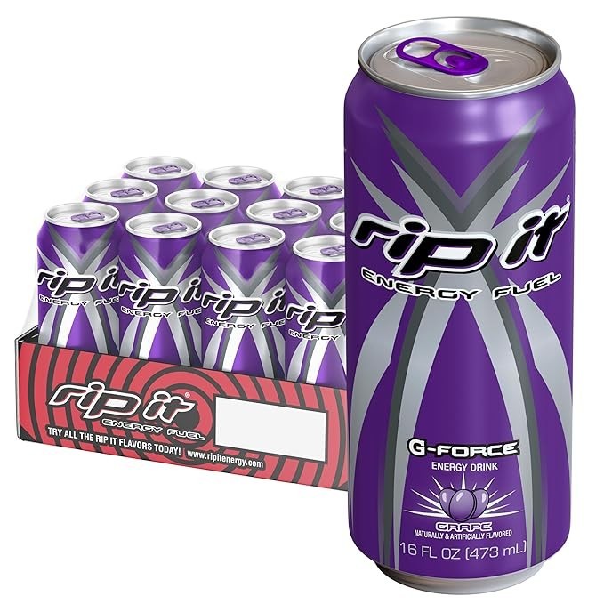 Rip It Energy Drinks 16 OZ ALL Edition (CHOOSE YOUR FLAVOR AND QUANTITY BELOW)