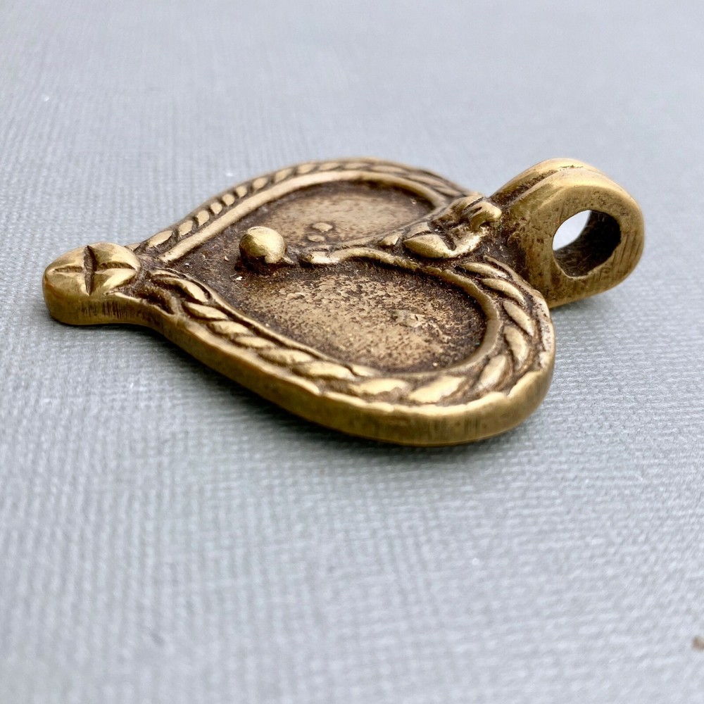 Brass Heart Pendant (LBP9)