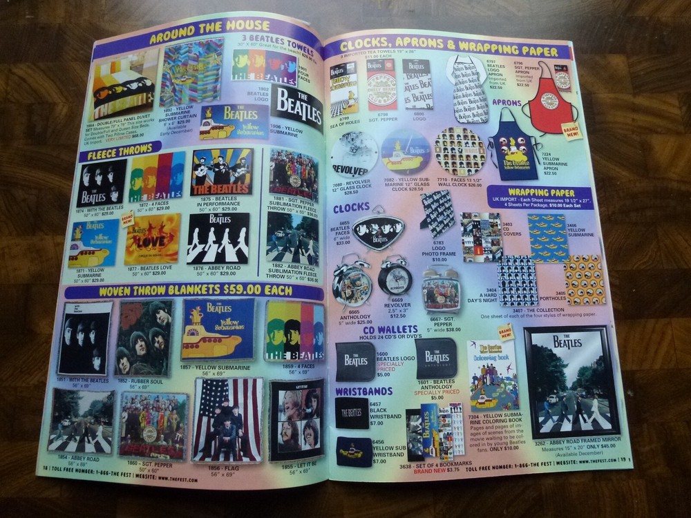 VICTOR SPINETTI Hand Signed Program from Beatles Fest Bonus Catalog BONUS DVD