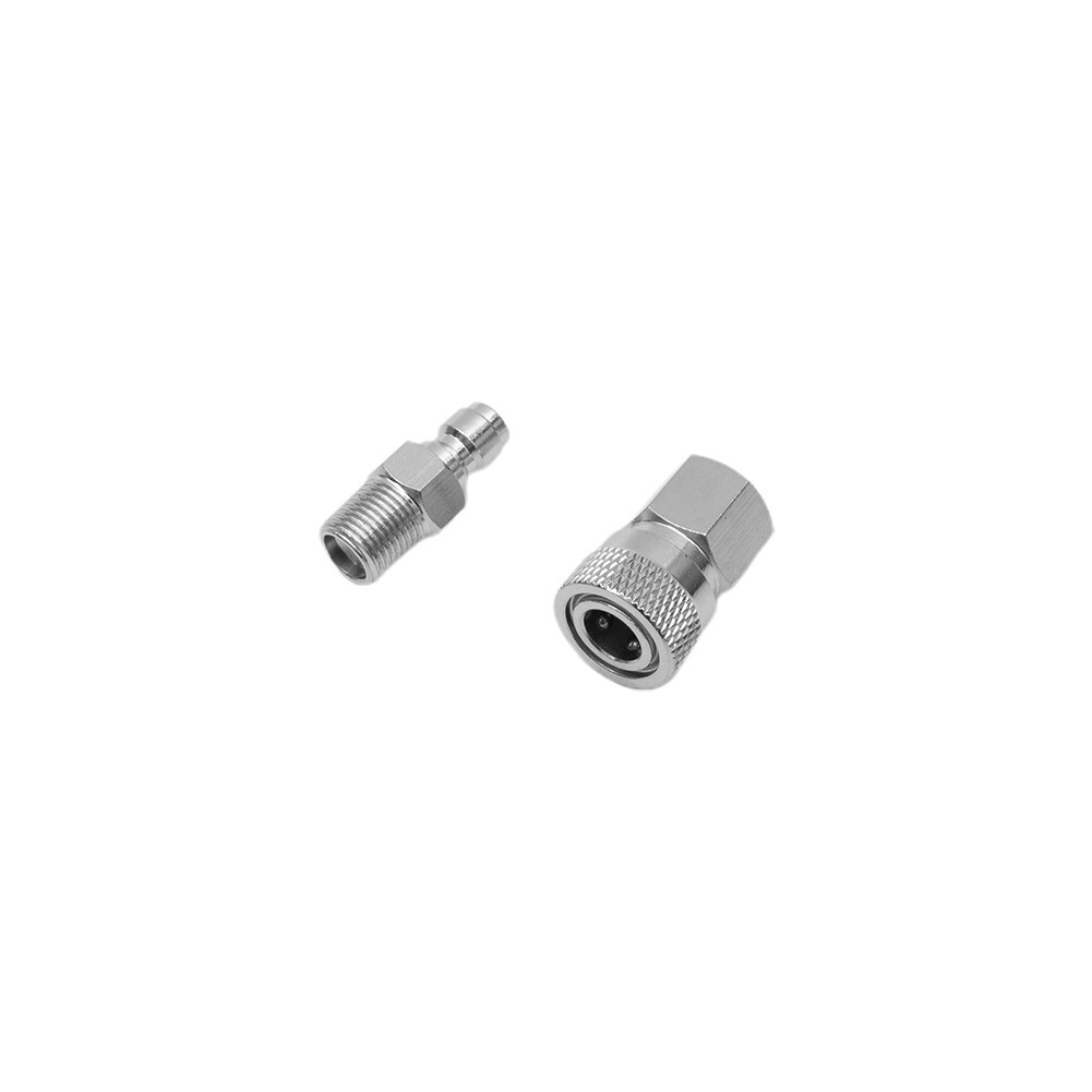 2X PCP 8mm Quick-Release Disconnect Coupler 1/8-NPT Fitting Male&Female