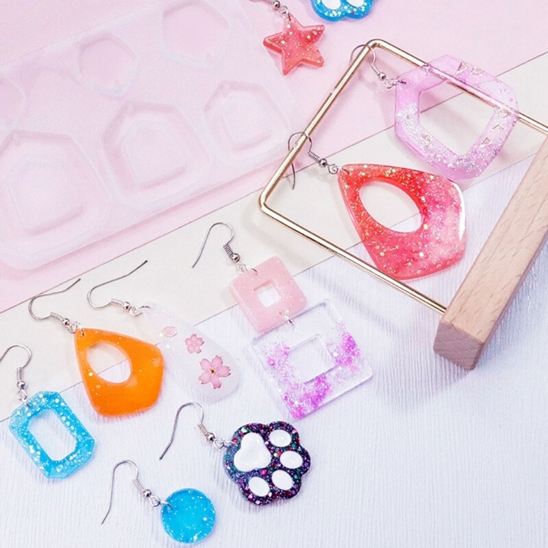 Sturdy Silicone Mould for Personalize Multiple Types Earrings and Pendant