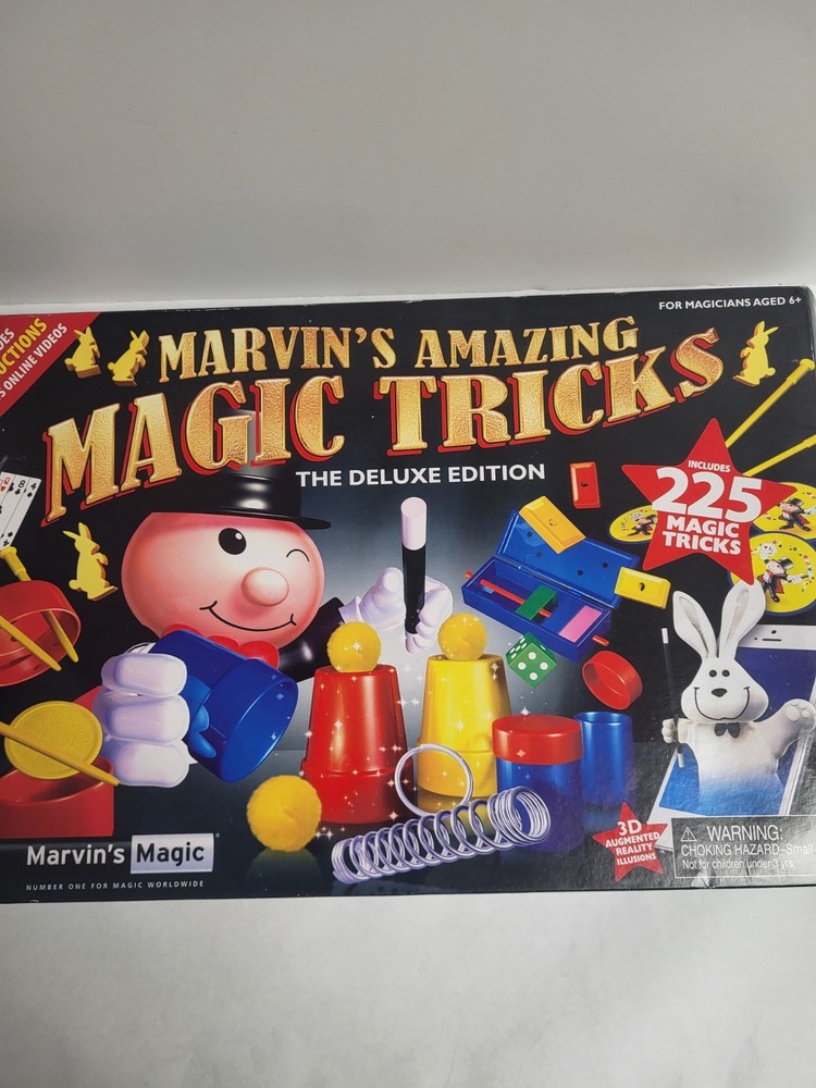 Marvin's Magic - 225 Amazing Magic Tricks for Children - Magic Kit - Magic Set