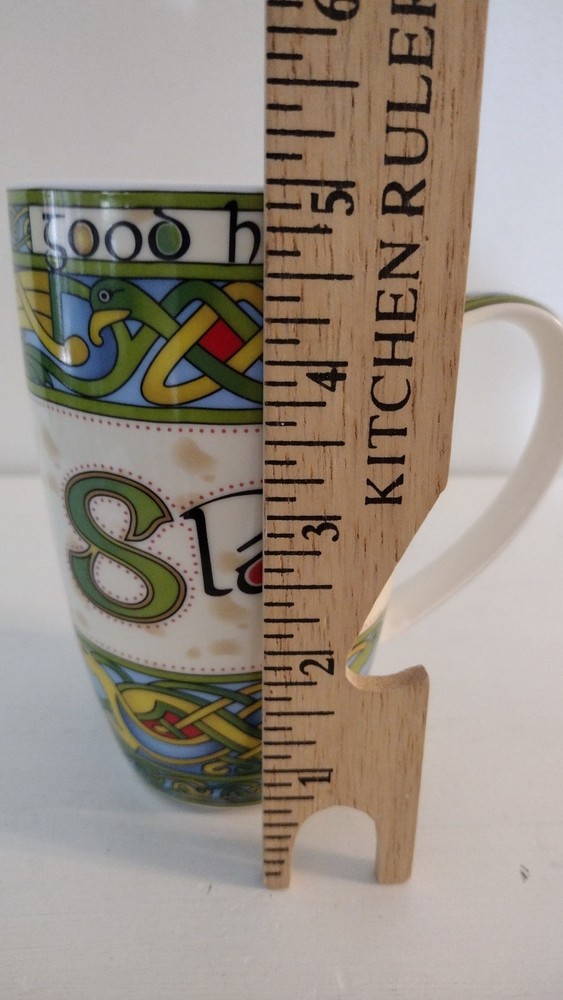 Irish Weave Ceramic Mug with Slainte One Mug