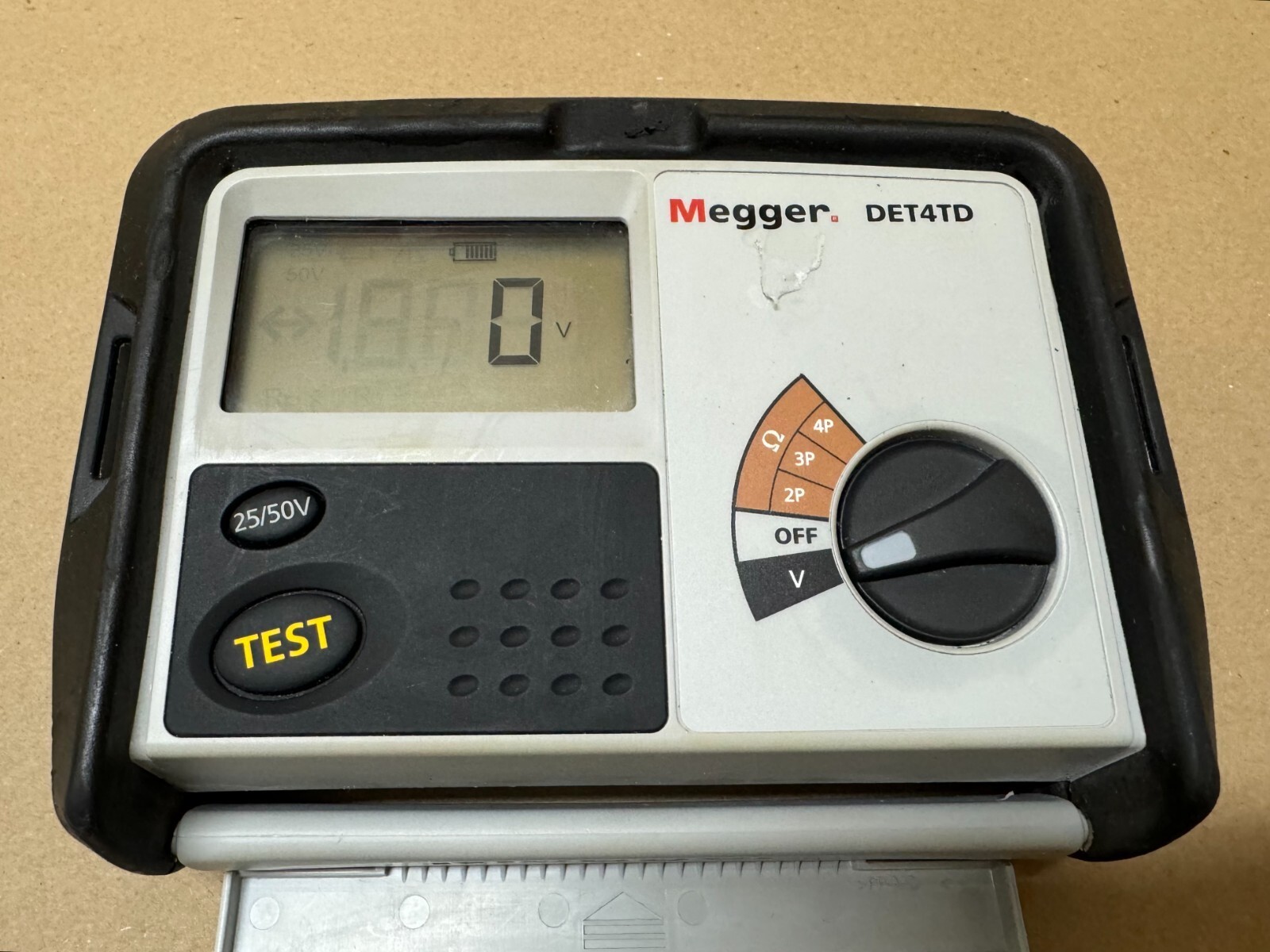 Megger DET4TD Earth Ground Electrode 25/50 Volt Tester, Working