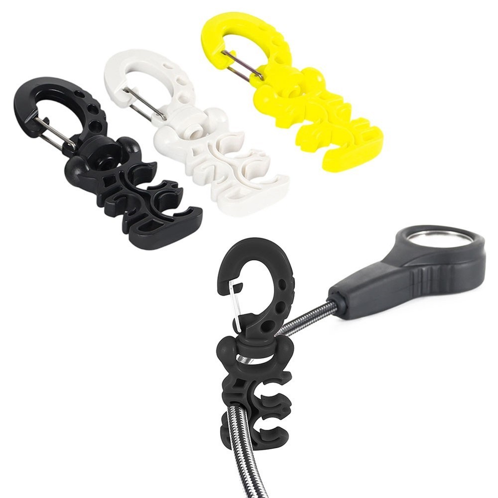 For Second Stage Hose Holder Clip for BCD Regulator with Quick Release Feature