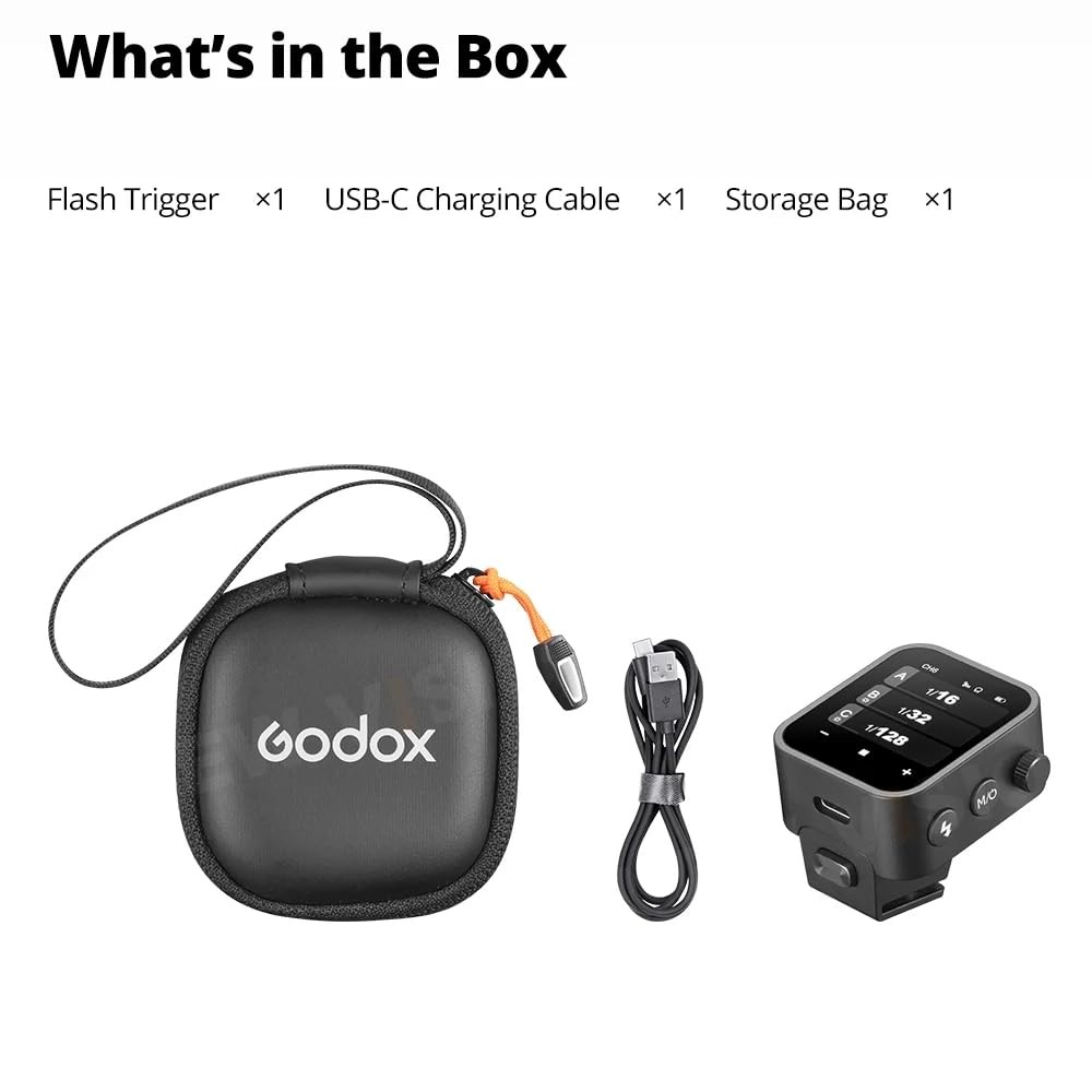 X3N TTL Wireless Flash Trigger,Touch Screen Flash Transmitter for Nikon Camer...