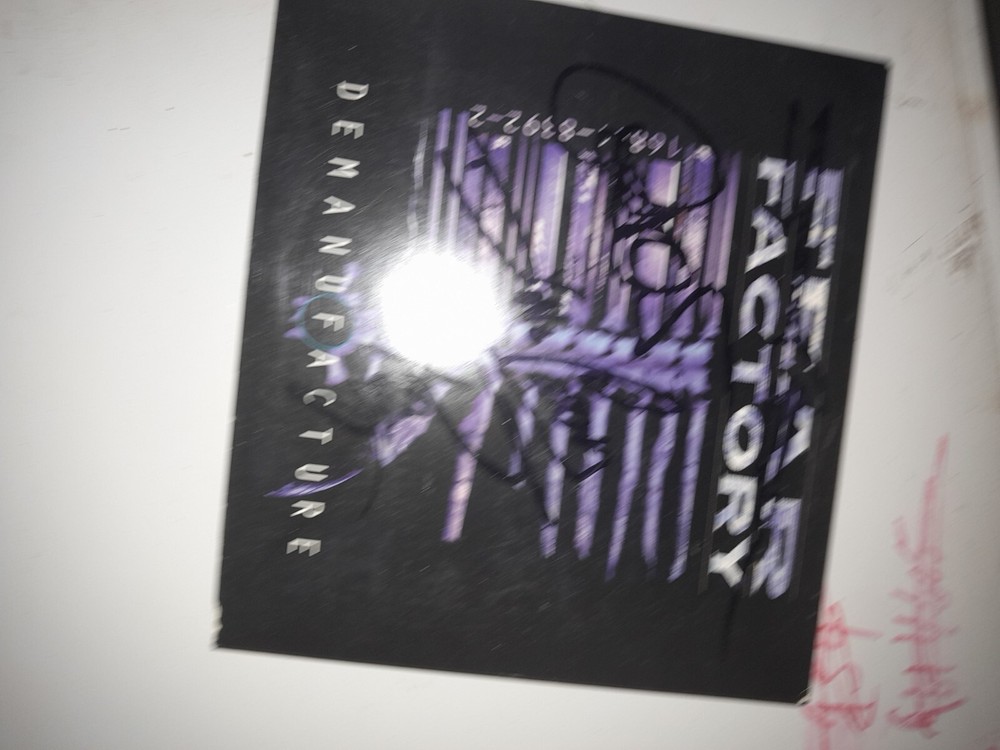 Fear Factory Signed Demanufacture Cd Box. All 4 Original Members