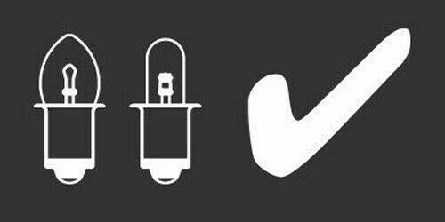 MagLite Flashlight LED Upgrade Conversion bulb. 3D/3C Cell. 200 Lumen LED