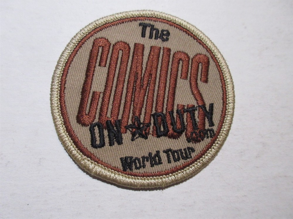 The Comics on duty ,com world tour embroidered patch NEW