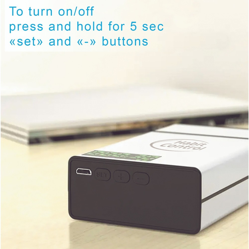 Cigarette Case Timed Lock Box - 20-Pack Cigarette Holder with Timer King Size