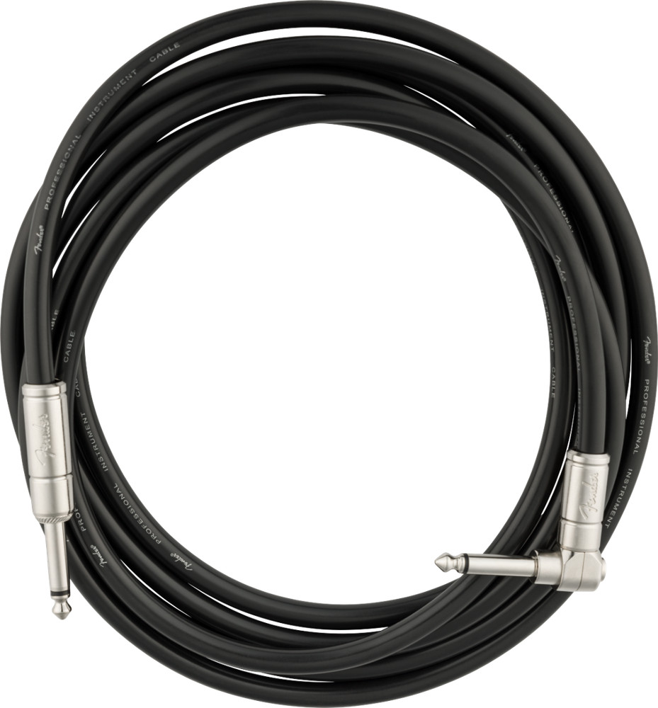 Fender Professional Series Kill Switch Guitar Cable, Straight/Angle, 10'