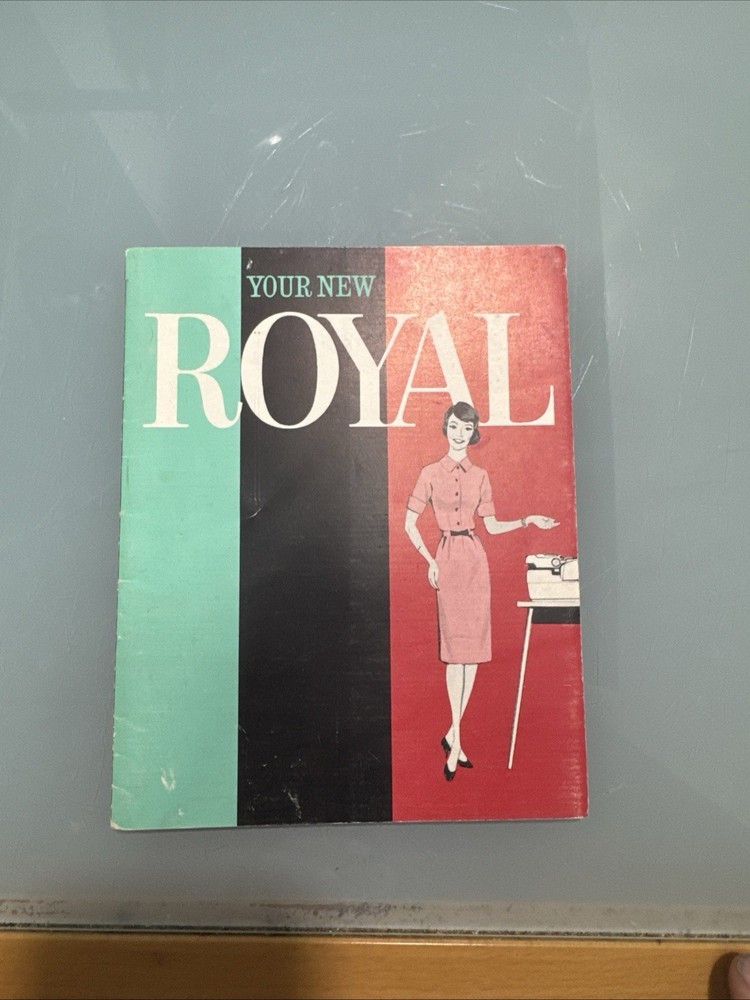 Vintage Royal Typewriter Manual. Nice