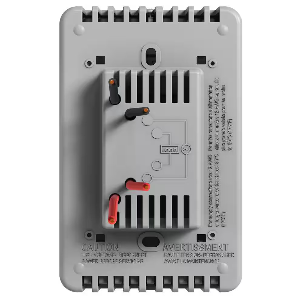 Double-Pole 15 Amp Line Voltage 120/240/208-Volt TEN Non-Programmable Electronic