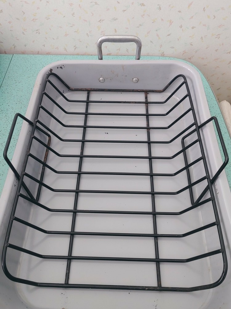 BergHOFF Roaster Rack Pan Cookware Roasting Accessory Kitchen