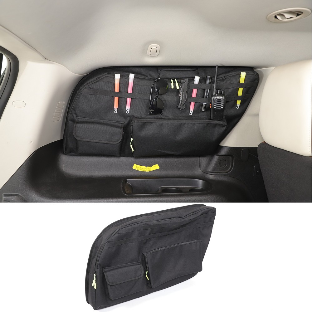Black Trunk Left Side Window Storage Bag For Cadillac Escalade 2007-2014