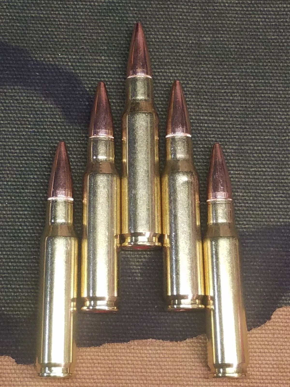 308 WIN. SNAP CAPS SET OF 5 "SAFETY RED"