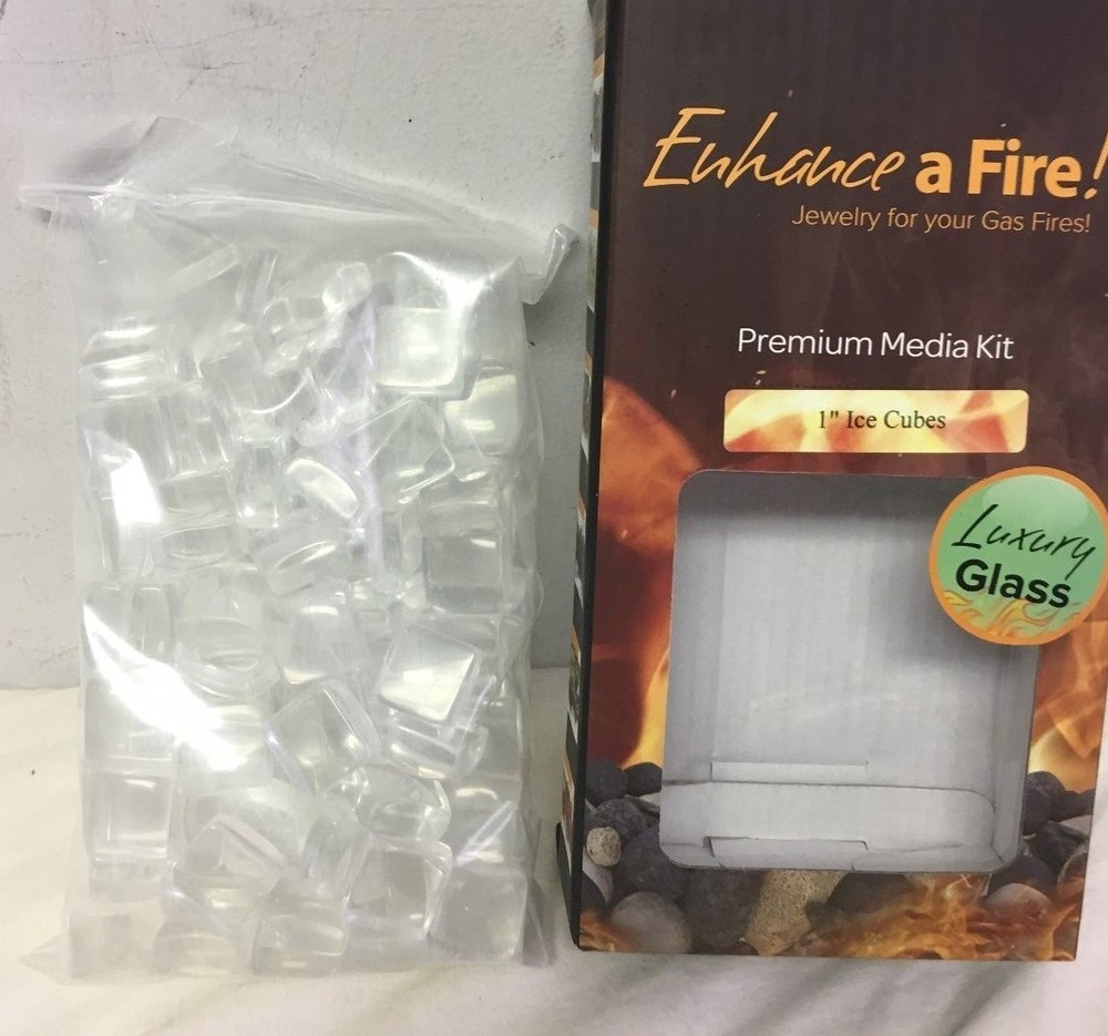 Enhance A Fire LGPS 1" Glass Ice Cubes