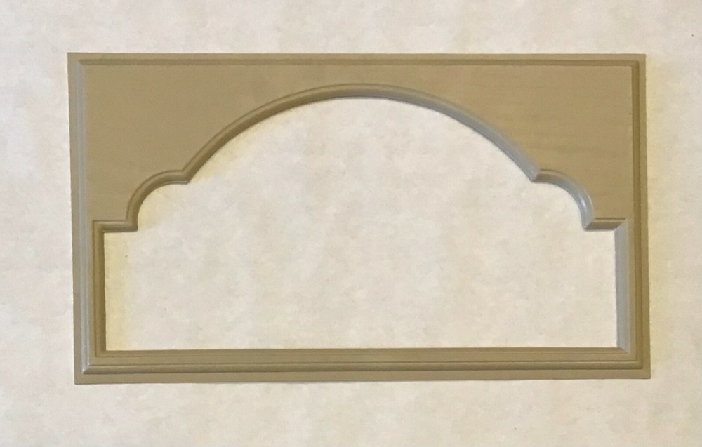 8 Amarr Cathedral Replacement Insert for Short Panel Amar Garage Door Wicker Tan