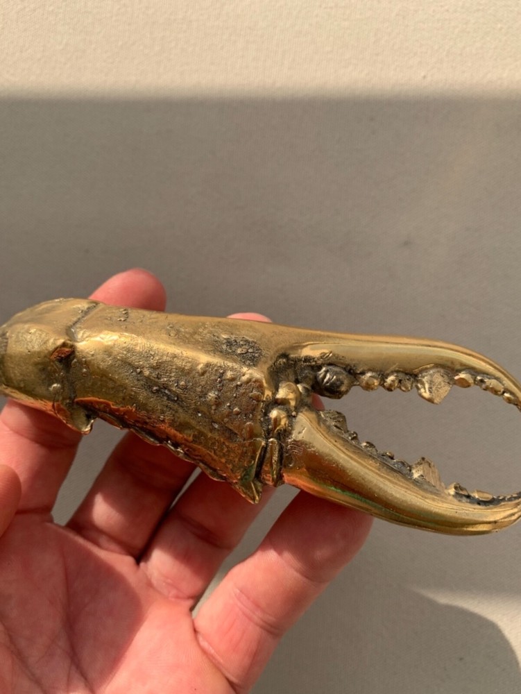 CRAB claw shaped beer Bottle Opener solid polished heavy 100 % brass hollow