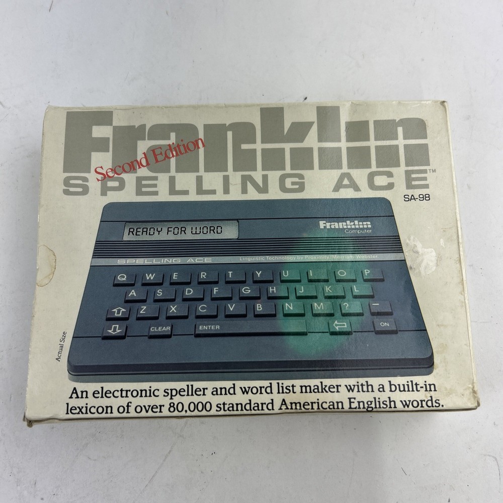 Franklin Spelling Ace Second Edition SA-98 electronic speller