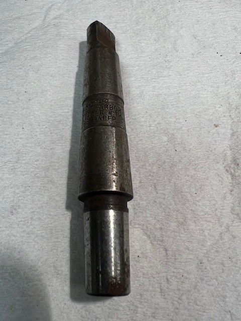 Vintage MT2 to Jacobs No.2 Drill Chuck Arbor Adapter