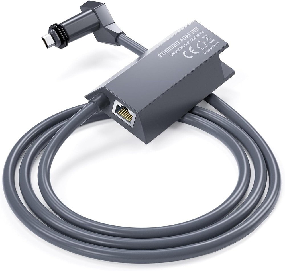 Starlink Ethernet Adapter for Rectangular Satellite Internet V2 Starlink Adapter