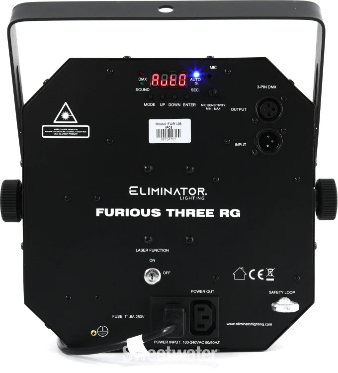 Eliminator Furious Three RG Lighting Effect Fixture