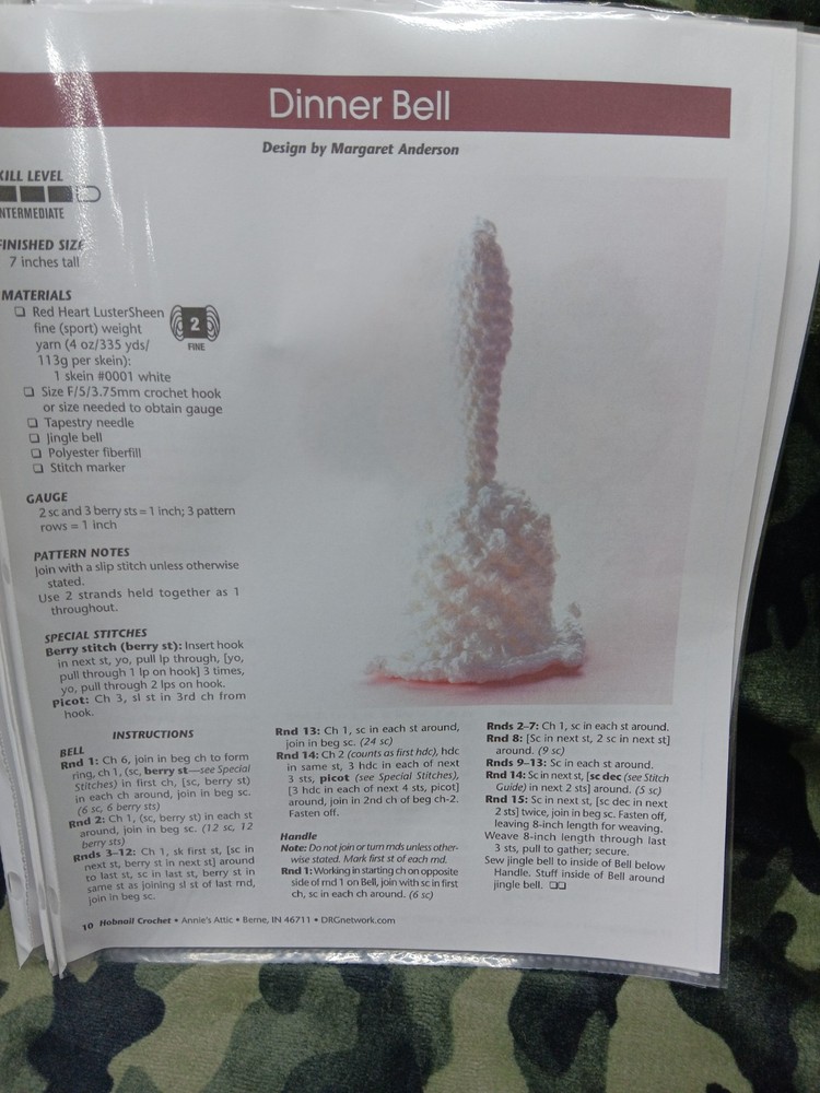 Crochet Patterns Bundle Loose Leaf Annies Attic 9 Projects Sleeve Romantic '07