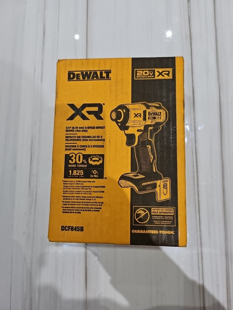 DEWALT DCF845B 20V Impact Driver - Black