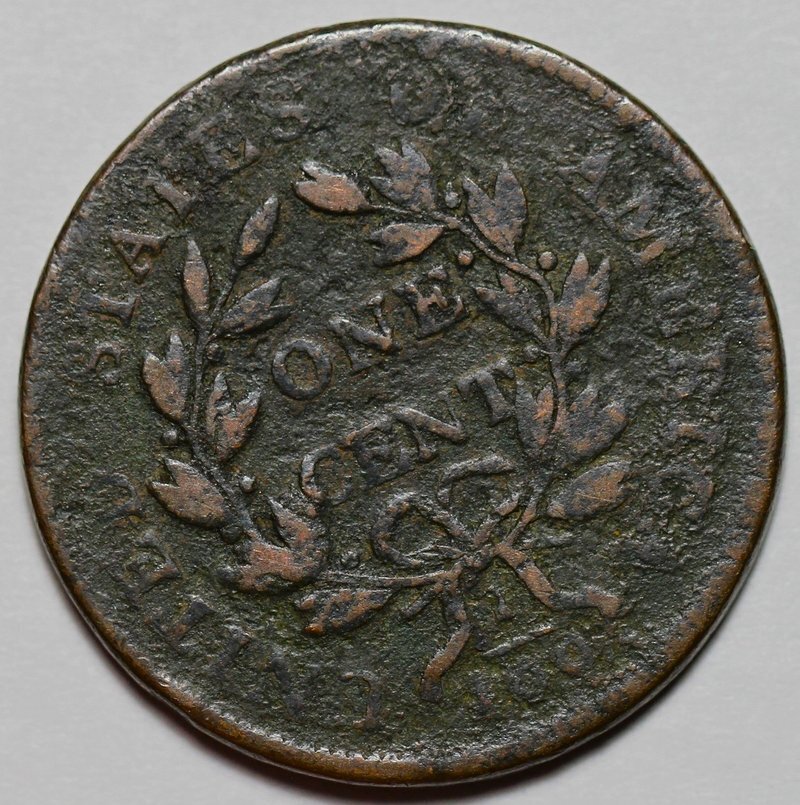 1803 Draped Bust Large Cent - Corrosion - US 1c Copper Coin