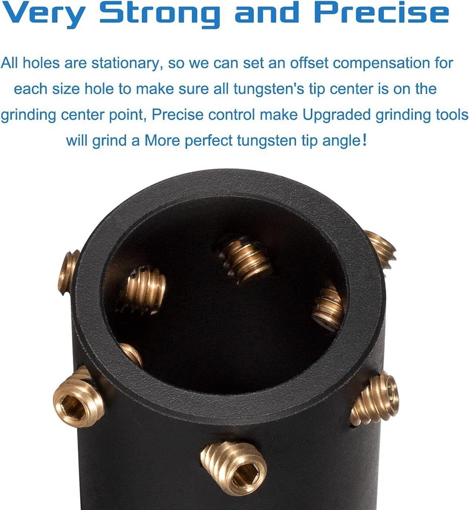 GR-12 TIG Welding Tungsten Electrode Multi-Angle Offsets Sharpener Grinder Head