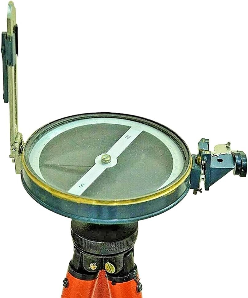 Prismatic Compass 0-360 Degree Brass Mix Working Survey Prismatic & Topography.
