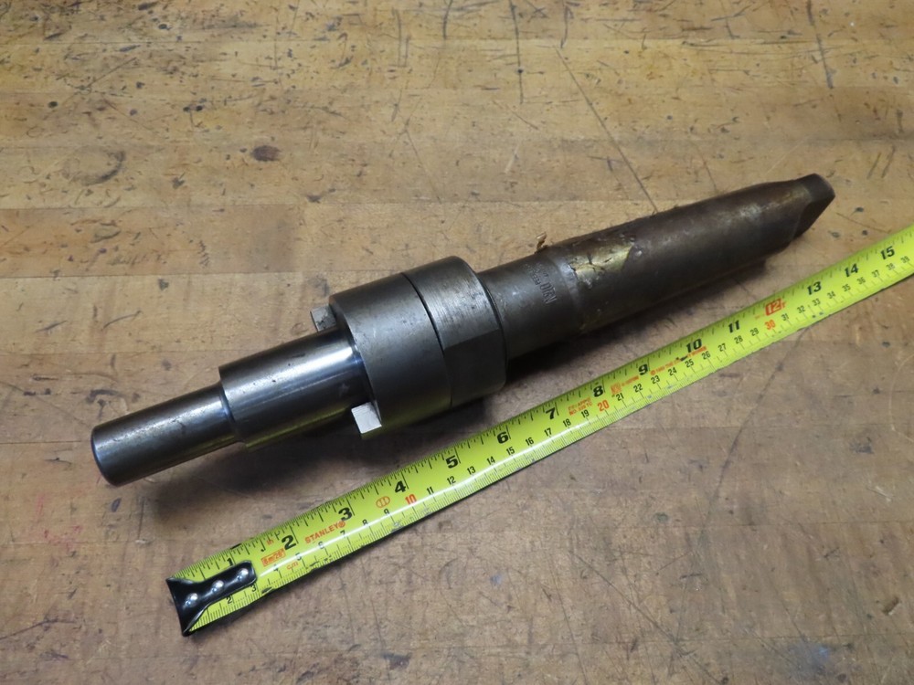 Peerless #10 shell reamer arbor 5mt shank ***MODIFIED DIAMETER ARBOR***