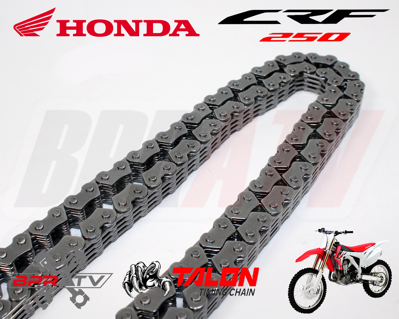 Honda CRF250R CRF250X Aftermarket OEM Replacement Cam Timing Chain 14401-KRN-671
