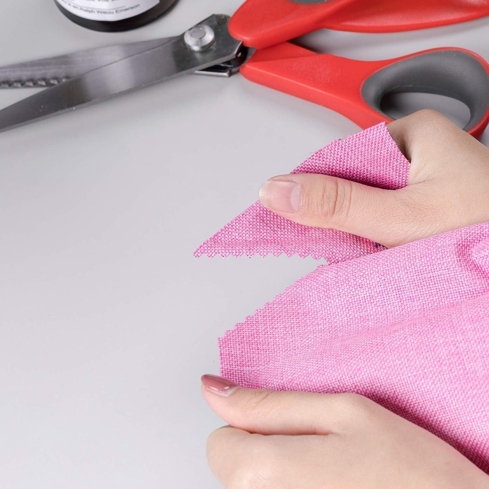 Classic Style Pinking Shears with Serrated Edge - Versatile Crafters' Tool