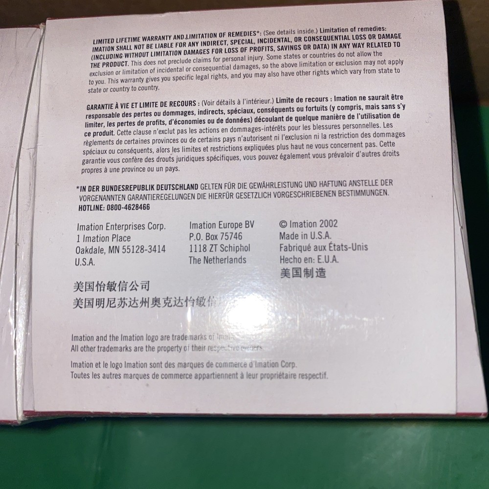 Genuine Imation IBM Formatted 2HD 1.44 Diskettes (50 Diskettes) (2)25 Pack Boxes