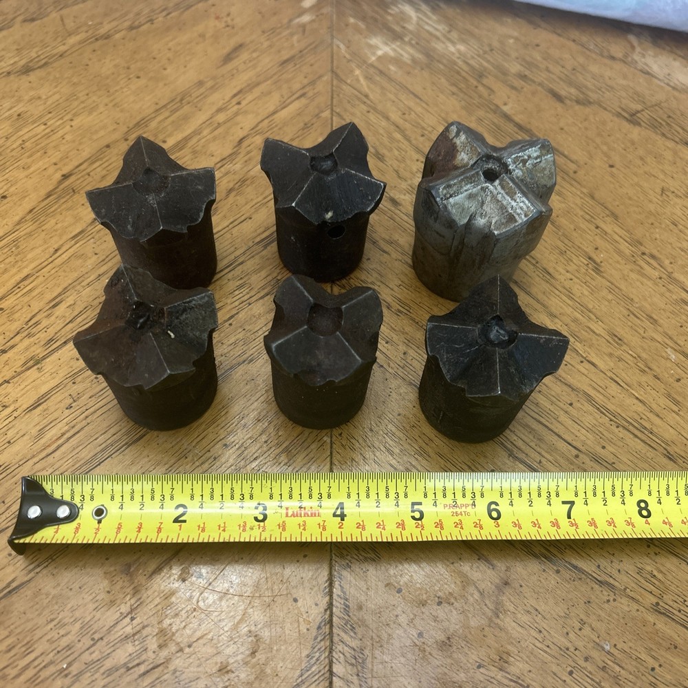 VINTAGE CARBIDE ROCK CROSS DRILL BITS