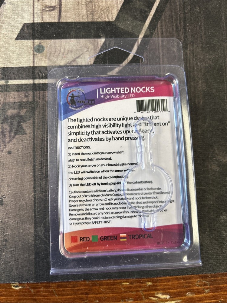 World Class Archery Lighted Knocks Tropical